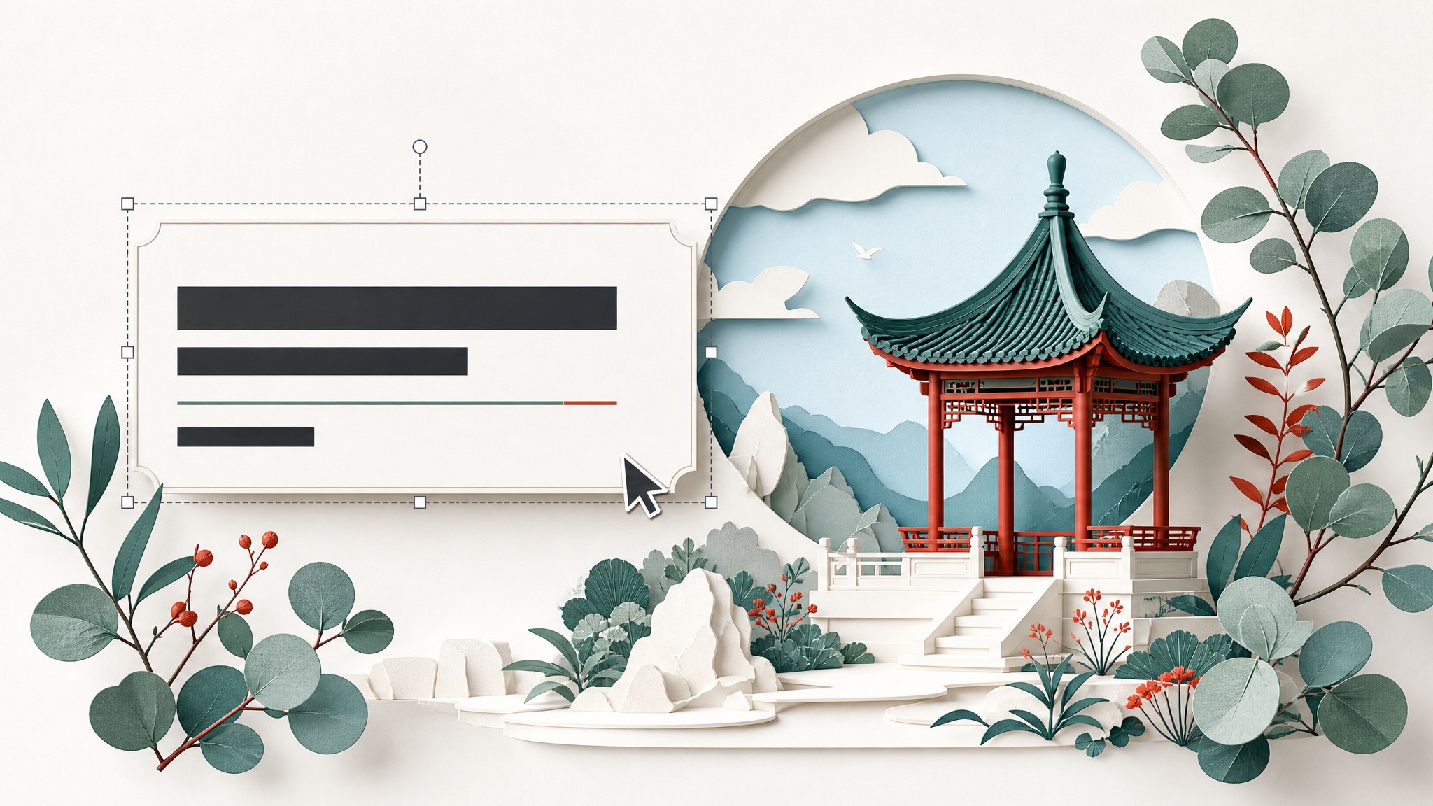 AI 生图做的 PPT 很好看，却不能改字？把最后一步留给 EditablePPT